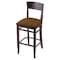 Holland Bar Stool Co 30" Bar Stool, Dark Cherry Finish, Canter Thatch Seat 316030DC001 - alternate 1